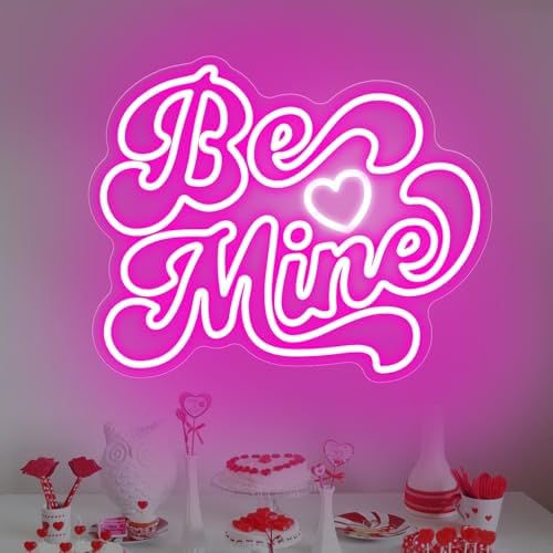 Be Mine Neon Sign, Valentine's Day LED Light, Gift for Lover by DMDMBSR