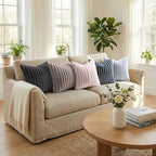 Pallene Faux Fur Decorative Throw Pillow Covers 24x24 Set of 2, Ombre Blue - Image 6