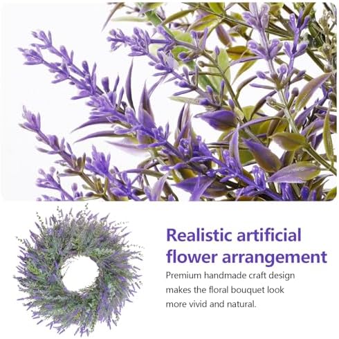26''Lavender Eucalyptus Wreaths for Front Door - Image 3
