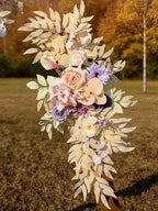 Lisuun Artificial Wedding Arch Flowers, 2 Large Floral Swags - Image 4