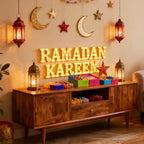 Aurelema Sukkot Large LED Letter Sign LED Lights, Ramadan Kareem, 8.27 Inches - Image 6
