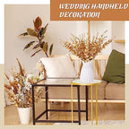 Giegxin 200pcs Artificial Eucalyptus Plant, 15in Gold, for Home Decor, Wedding Centerpiece - Image 4
