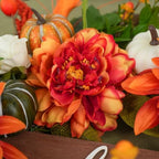 24 Inch Fall Wreaths for Front Door Outdoor, Autumn Wreath for Thanksgiving - Image 4