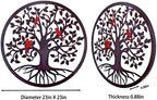 CHINDEUISYUT 23 Inches Large Metal Tree of Life Wall Art Wall Decor - Image 2