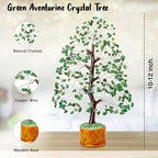 Crocon® Green Aventurine Crystal Tree of Life, Birthday Gifts for Women - Image 3