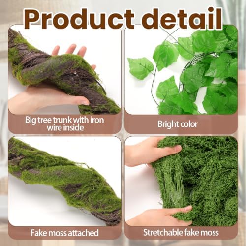 Giegxin 6 Pack Enchanted Forest Branch Vine, 75 Inch, Vines - Image 3