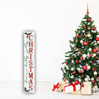 Merry Christmas Porch Leaner Sign Christmas Front Door Decor Sign 8"x48" Christmas Tall Porch Sign Farmhouse Christmas Sign - Image 5