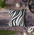TOMWISH Black and White Zebra Print Throw Pillow Covers 24x24 in Sets of 2 - Image 4