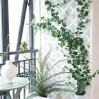 mizii 5 Pack 395" Artificial Vines Ivy Garland Fake Vine Realistic Silk Green Leaves Faux Hanging Plants Greenery Decoration for Outdoors Wedding Arch Party Indoor Mantle Bedroom Home Decor - Image 7