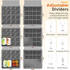 Foyego Wine Glass Storage Box, 2 Pack, Gray - Image 6