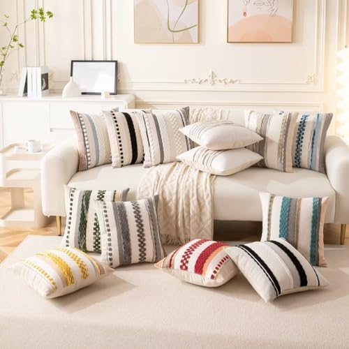 Boho Throw Pillow Covers Decorative Neutral Farmhouse Pillow case - Image 6
