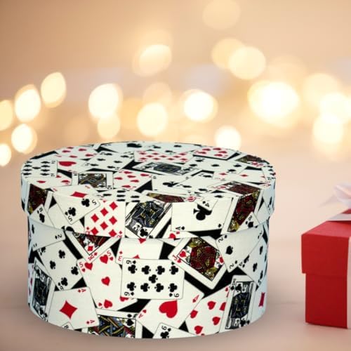 Sarah's Hat Boxes – Playing Cards Decorative Gift Box | Reusable Storage Boxes for Gifts, Keepsakes, Jewelry, or Special Items | Printed Design - Image 5