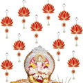 Wonderjune 10 Pcs Lotus Decorations for Pooja Diwali,Bell Style by Wonderjune