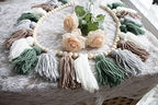 Tassel Garland - Boho Tassel Garland with Wood Beads - Wall Decor for Dorm, Girls Room and Nursery Room - Olive Green (50 inch) - Image 5