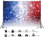 9x6ft Independence Day Backdrop 4Th of July American Flag Decorations Background 4Th of July Backdrops for Photography Veterans Day Memorial Day Cake Table Banner Photo Booth - Image 3