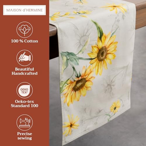 Maison d' Hermine Table Runner 100% Cotton 14.50" x 108" (Double Layer) - Image 2