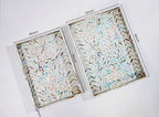 Mother of Pearl Serving Tray Set 2pcs Handmade Ottoman Decorative Trays - Image 5