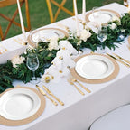 100 Pieces 15 Inch Burlap Round Placemats Reusable Rustic Jute Table Mats - Image 2