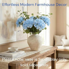 RyddeligHome Blue Hydrangea Artificial Flowers Arrangement, Blue Home Decor - Image 3