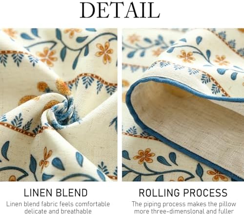 ISAENNE Designer French Linen Long Table Runner,102"x12"-Estevan A - Image 5