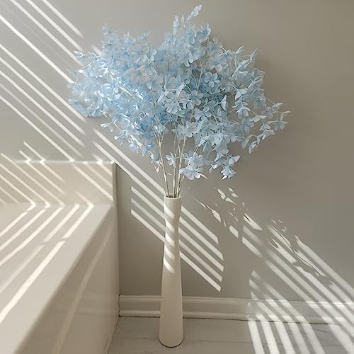 AETVRNI 16'' Tall White Ceramic Vase, Flower Vase, Pampas Grass Floor Vases by AETVRNI