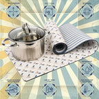 Trivet Table Runner - Heat Resistant 350F, Waterproof, Reversible for Hot Dishes, Plates & Pots (French Farmhouse, 48 inch) - Image 2