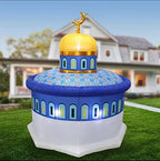 Inflatable Islamic 6FT Ramadan Kareem Blue Mosque. Ramadan Blow Up Yard Decorations for Home Holiday Party Indoor, Outdoor, Yard, Garden, Lawn Decor. with LED Lights. Dome of the Rock by Unknown