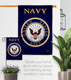 Navy House Flag - Pack Armed Forces USN Seabee United State American Military Veteran Retire Official USA Embroidery - Decoration Banner Small Garden Yard Gift Double-Sided Made In 28 X 40 - Image 7