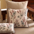 ISAENNE Designer Linen Throw Pillow Cover,Set of 2,18"x18"-Helena A - Image 2