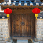 Chinese New Year Lantern, Traditional Spring Festival Hanging Ornament, Flocking Cloth Lantern with Tassels for Lunar New Year - Image 2