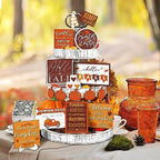 14 Pcs Halloween Tiered Tray Decor Set, Gnome Wood Table Signs (Simple) - Image 4