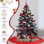 Libima 96 Inch Red Large Christmas Tree Skirt Oversized Sequin Xmas Glittery Round Gorgeous Ornaments Skirts for New Years Holiday Party - Image 3
