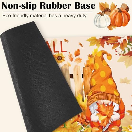 Nuanchu 12 Pack Seasonal Doormat Inserts, 10x22 in, Interchangeable, Gnomes - Image 4
