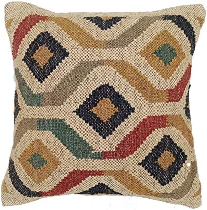 Trade Star 70% Jute 30% Wool Throw Pillow Sham 18x18 by TradeStar
