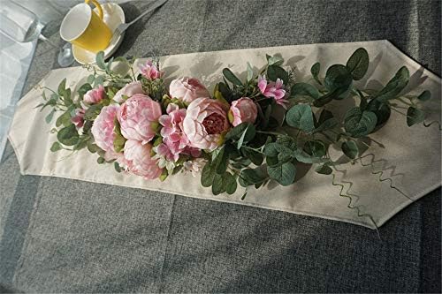 Wedding Arch Flowers 30 Inch Rustic Artificial Floral Swag Decor - Image 5