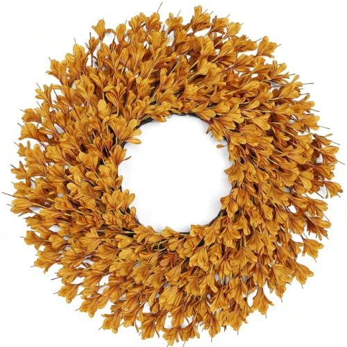 26 Inch Fall Wreaths for Front Door Large Autumn Wreath Outdoor Decor by HomeDecor