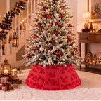 Soulchen Faux Fur Christmas Tree Collar - Image 4