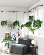 SOFITORG 65.7" Metal Plant Hanging Rod, 6 Chains, 2 Pack, Pots Not Included - Image 3