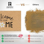 Coir Welcome Mat, Non-Slip, Welcome to Our Home, 17x29 in - Image 4