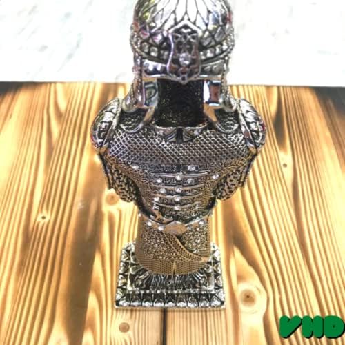 Muslim Armed Warrior Figurine Showpiece Accessory | Islamic Table Desk Home Decor | Islamic Decoration | Islamic Birthday Muslim Eid Ramadan Gift (2 x 3.7 x 11.8 Inches, Silver) - Image 5