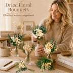 12/24PCS Handmade Dried Flower Bouquet Natural Dried Wildflowers - Image 7