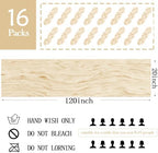 16 Pack Ivory Cheesecloth Table Runner 20 x 120 inch Gauze Table Runners 10 FT Long,Semi Sheer Cheese Cloth Fabric Table Runner Bulk for Wedding,Party,Baby Shower,Bridal Shower Decoration - Image 2