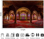 Leowefowa Dreamy Castle Background for Photography 15x10ft Vinyl Medieval Palace Photo Shoot Backdrops Room Decor Wallpapaer Birthday Party Decoration Photo Booth Props - Image 3