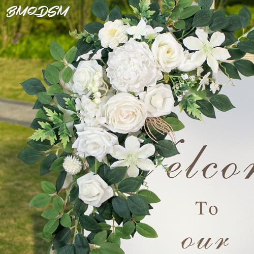 Pack of 2 Faux Flowers,Wedding Arch Flowers,Wisteria Hanging Flowers,Flower Garland Be Suited to Aisle Decorations for Wedding Ceremony,Wedding Arches for Ceremony - Image 3