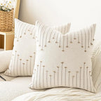 LILEPOY Boho Throw Pillow Covers 20x20 Farmhouse Decorative Pillow case by LILEPOY