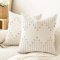 LILEPOY Boho Throw Pillow Covers 18x18 Farmhouse Decorative Pillow case by LILEPOY