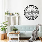 Personalized Home Sweet Home Metal Sign, Custom Name Housewarming Gifts for Couples, New Home Wall Decor, First Home Gift for Men Women, Indoor Outdoor Wall Art for Living Room,Porch,Bedroom (Style 8) - Image 3