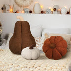 Beeveer 3 Pcs Fall Thanksgiving Pumpkin Pillows,Caramel & Cream - Image 5