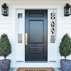 SRongmao Unwelcome Porch Sign Go Away Porch Sign for Front Door, Porch, Yard, Deck, Patio, or Wall - Indoor Outdoor Decorative Farmhouse Rustic Vertical Home Decor 8x63inch - Image 5