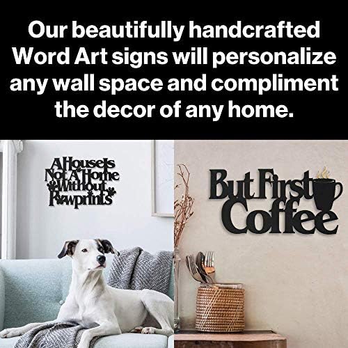 Wall Word Art Decorative Wood Sign for Pet, Dog, Cat, Horse, Pig, Animal Lovers with Fun Sayings and Quotes, 11 x 9 inches (Best Cats Ever) - Image 4